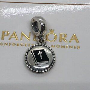✨🔥Pandora Holy Bible Logo Dangle Moments Charm
